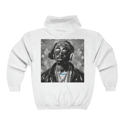 "Tupac" Unisex ™ Full Zip Hooded Sweatshirt