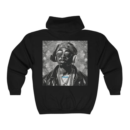 "Tupac" Unisex ™ Full Zip Hooded Sweatshirt