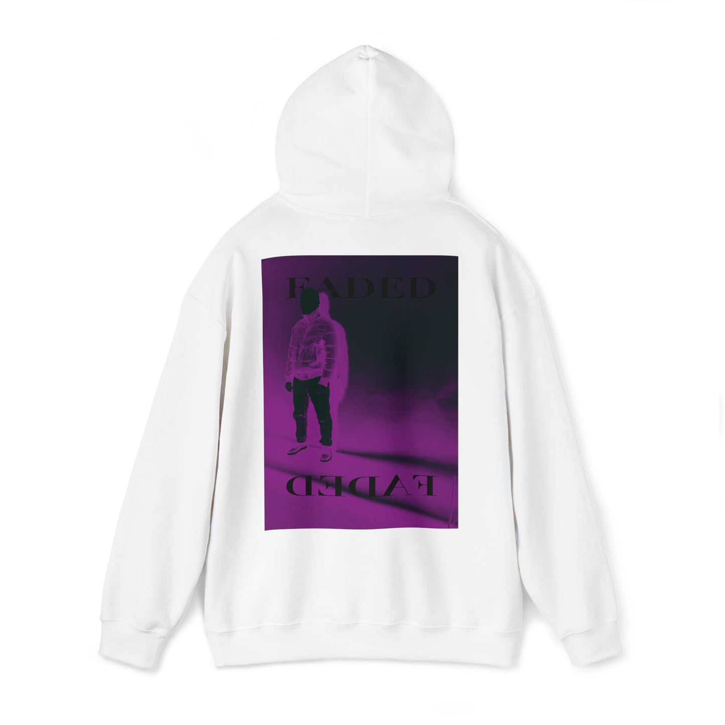 'Faded' Unisex Hooded Sweatshirt