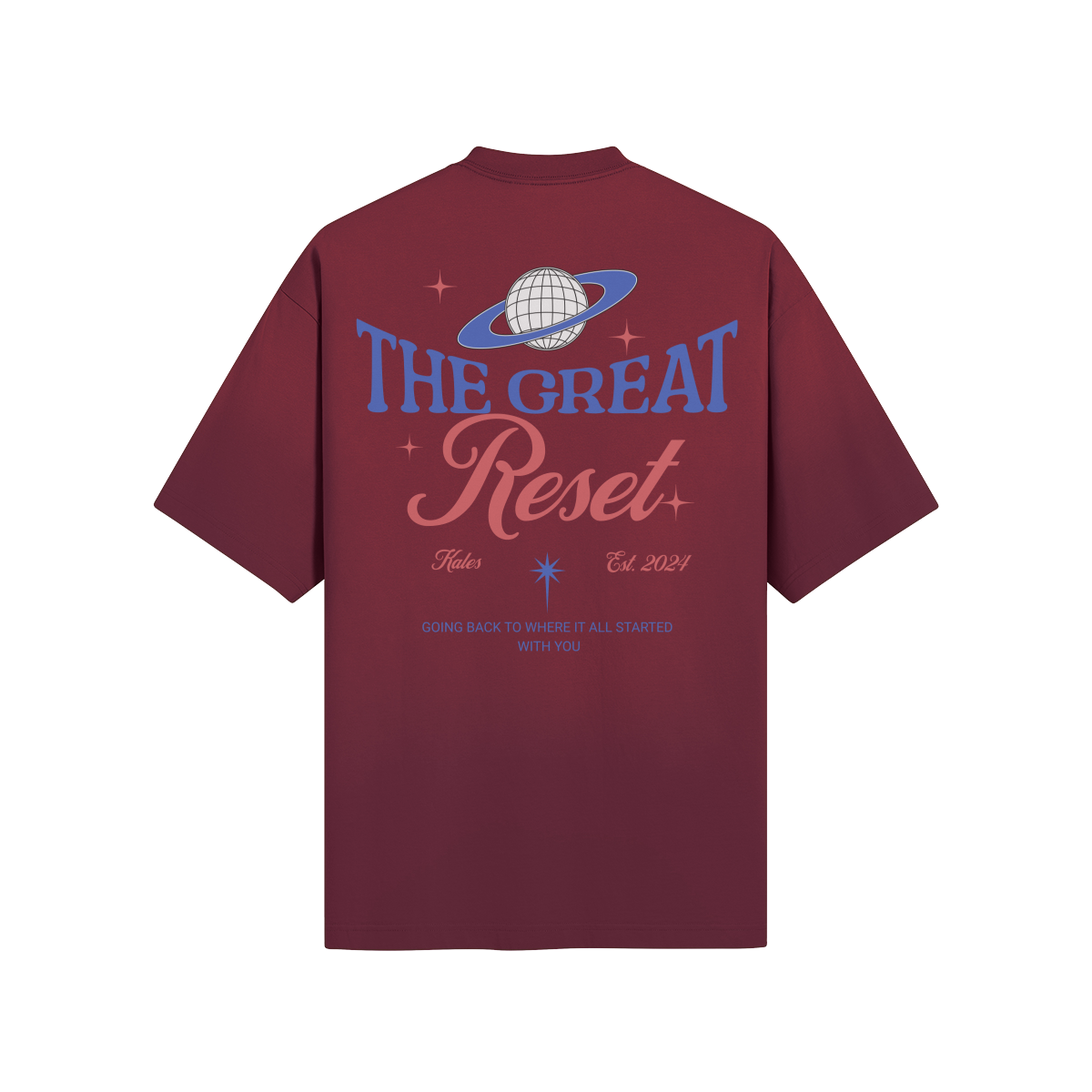 "The Great Reset" Oversized Tee