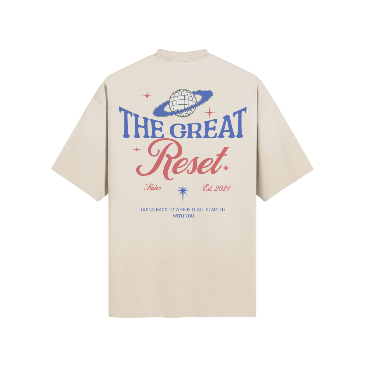 "The Great Reset" Oversized Tee